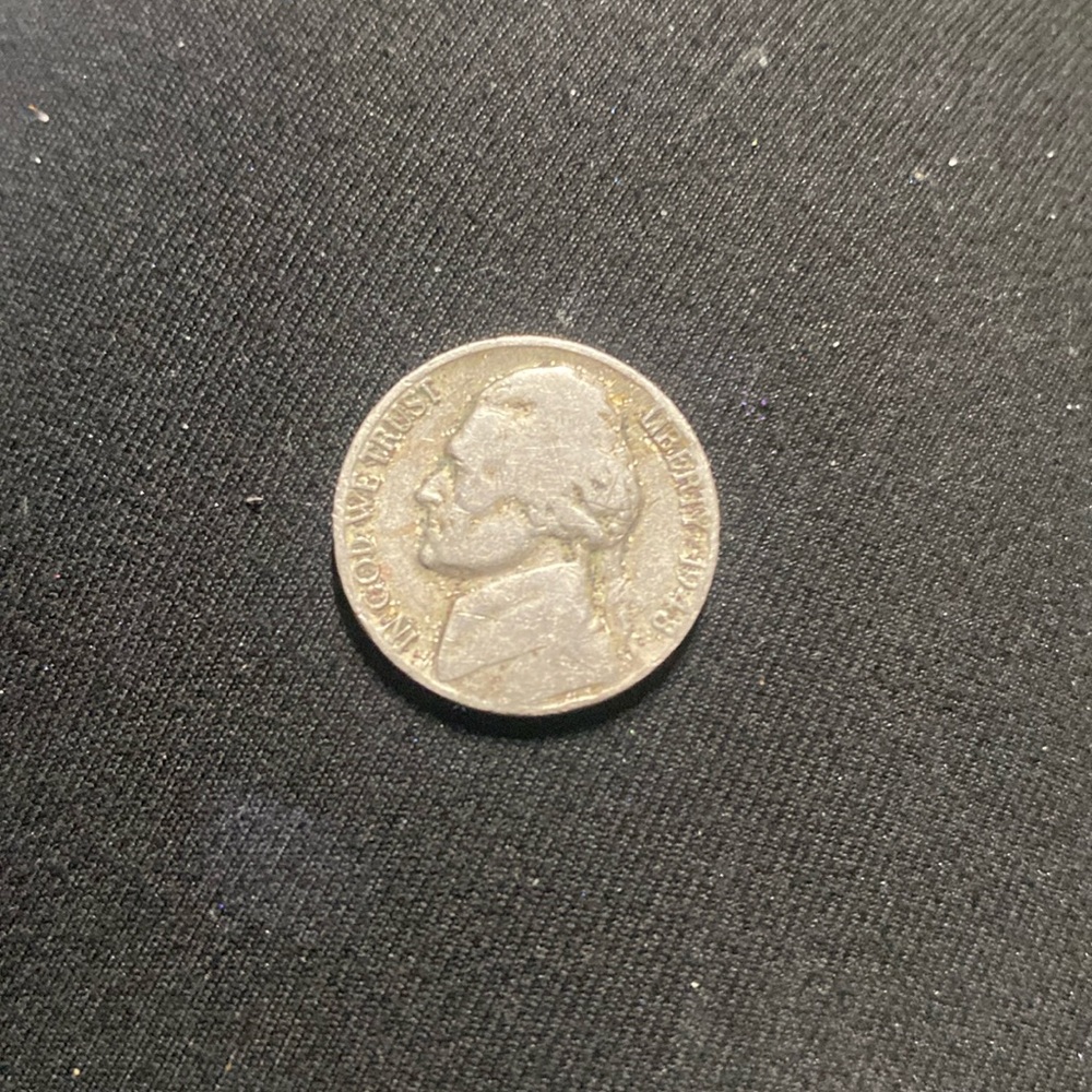 Silver US 1948 Error Nickel. Key Date!